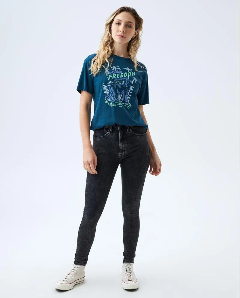 Jean Jegging tiro súper alto para mujer