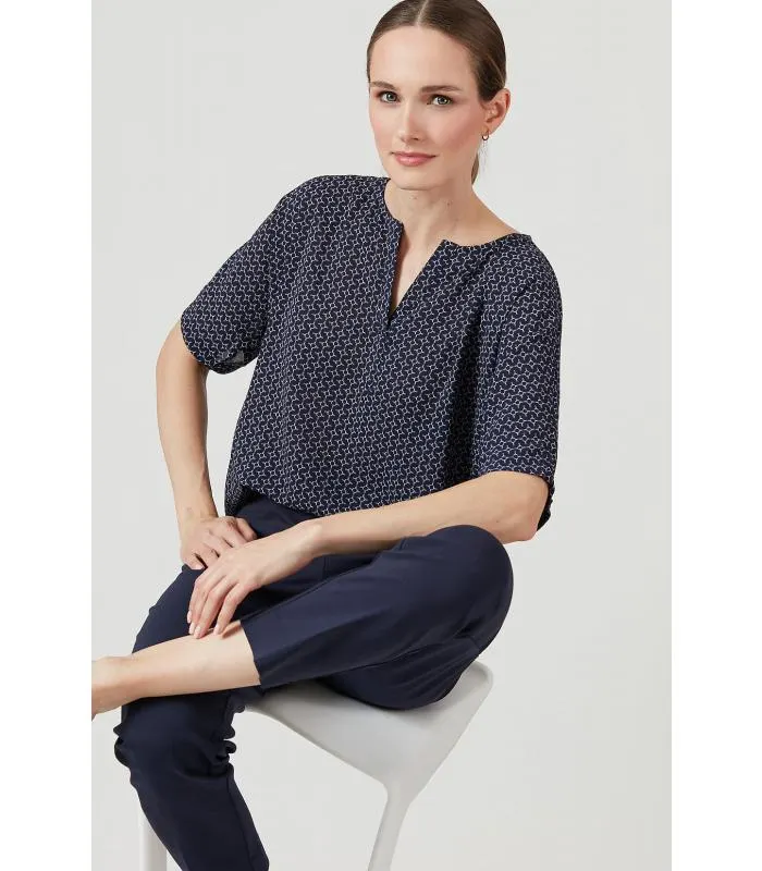 Pantalon regular azul