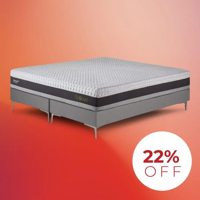 Cama Europea New Sollievo King 180 x 200 cm