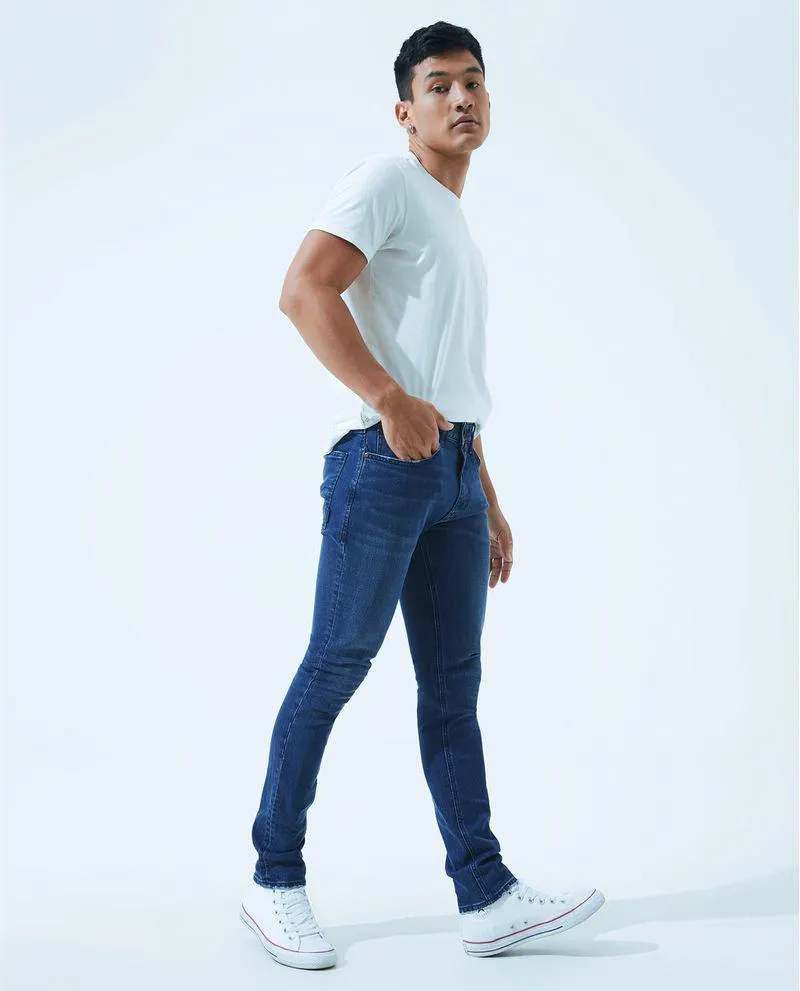 Jean Skinny clásico para hombre