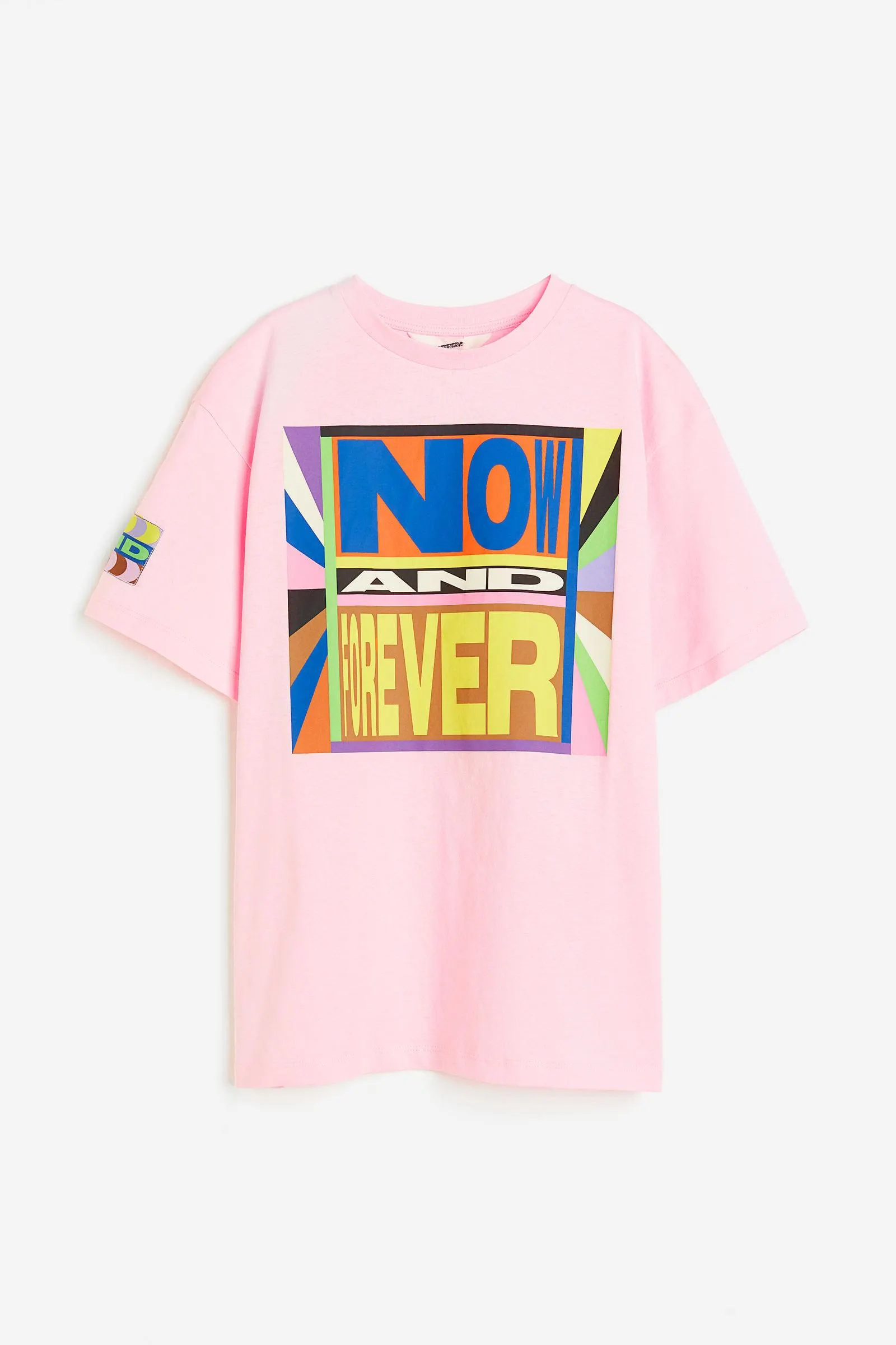 Polera oversize con motivo estampado