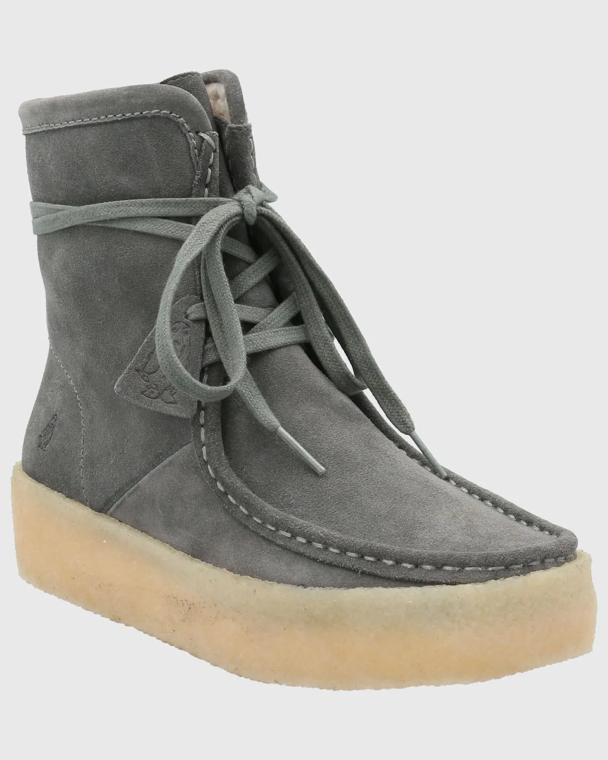 Bota Cuero Mujer Recife Gris