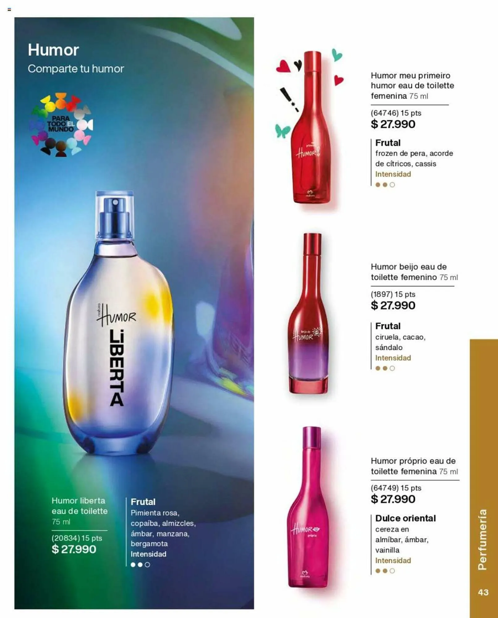 Catálogo de Catálogo Natura 1 de septiembre al 30 de septiembre 2023 - Página 43