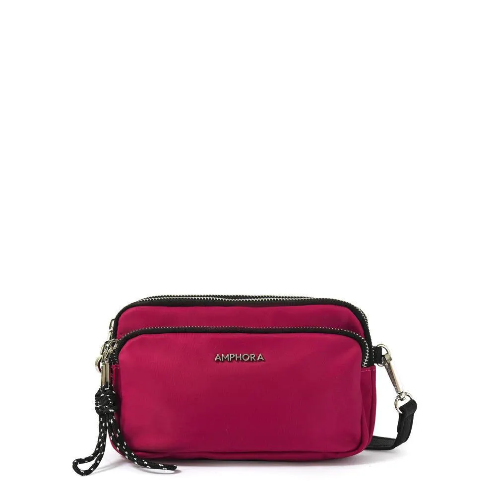 Abrilita cartera bandolera fucsia