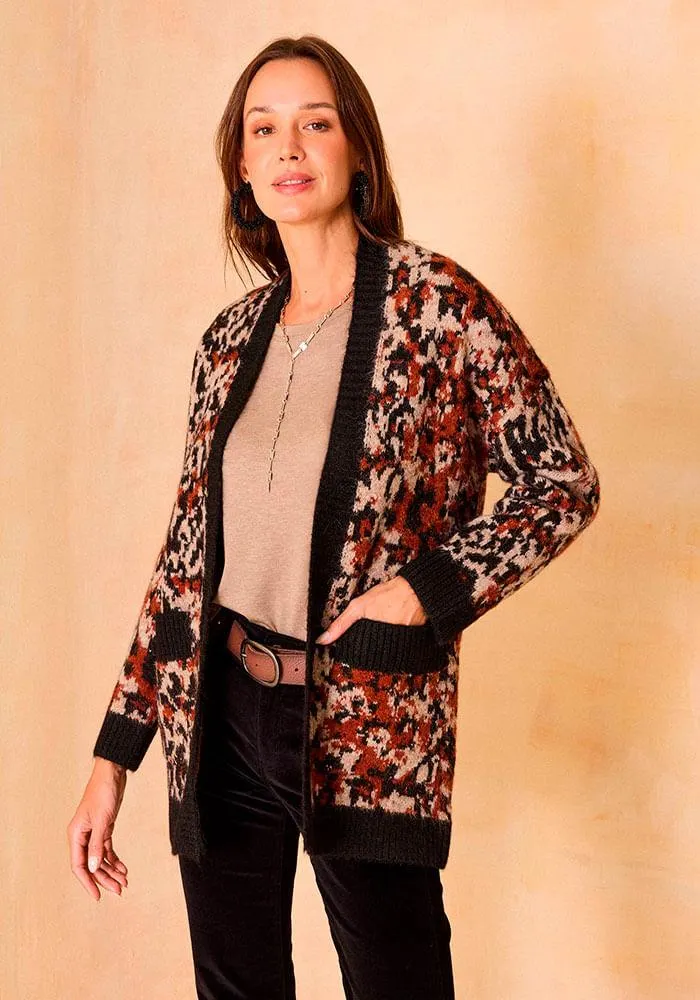 Chaleco Jacquard Animal Print