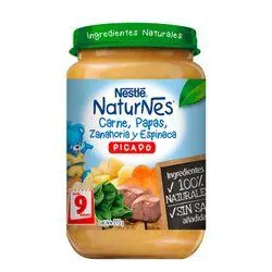 Picado Naturnes Carne Papas Zanahoria y Espinaca 215 g