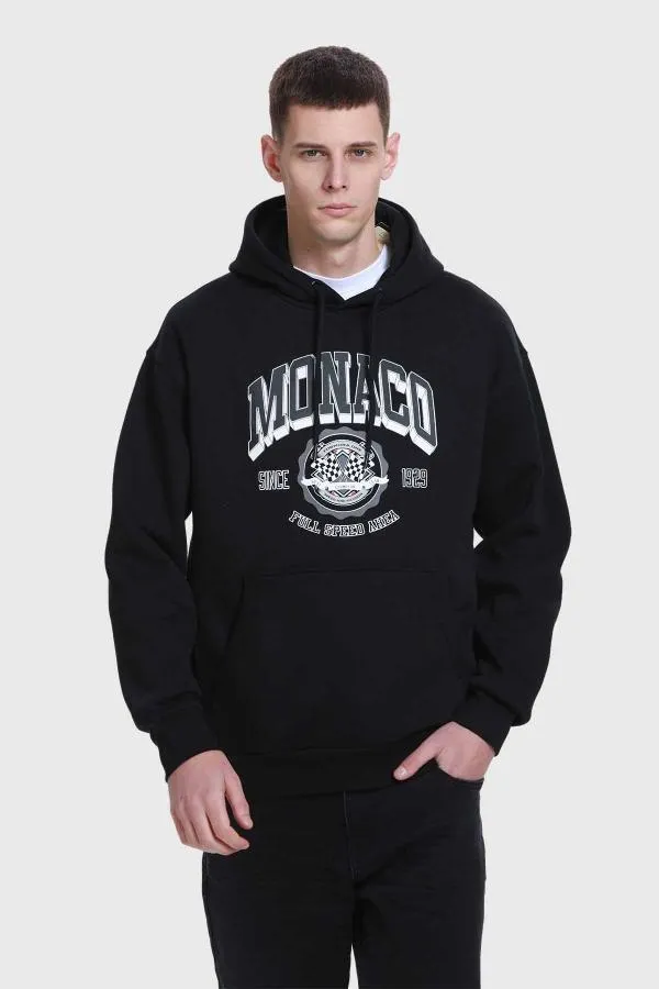 PolerÓn hombre print college negro iv fsp