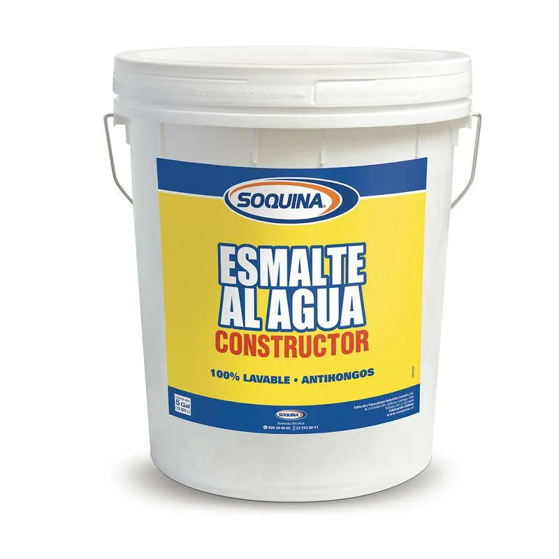 Esmalte al agua Constructor 4 gl Blanco Eggshell