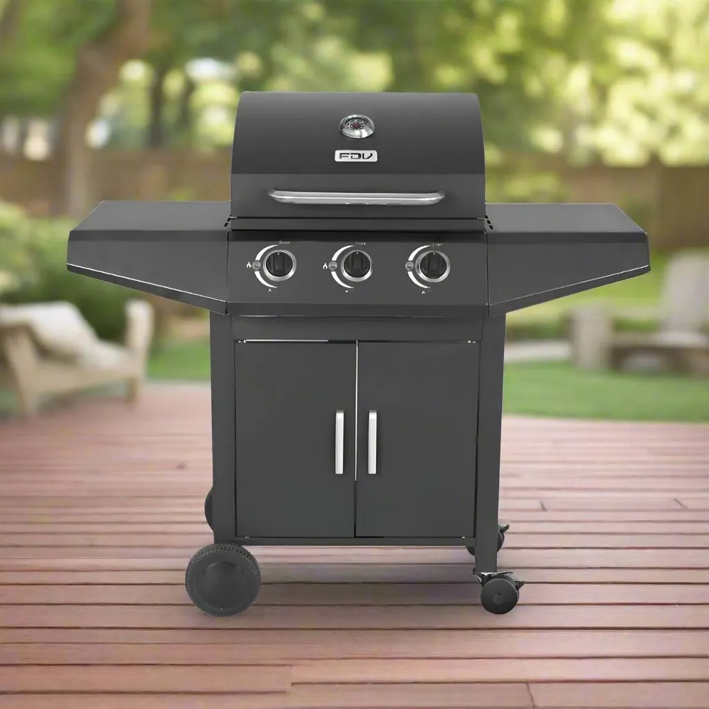 Parrilla a Gas Essence 3Q Black FDV