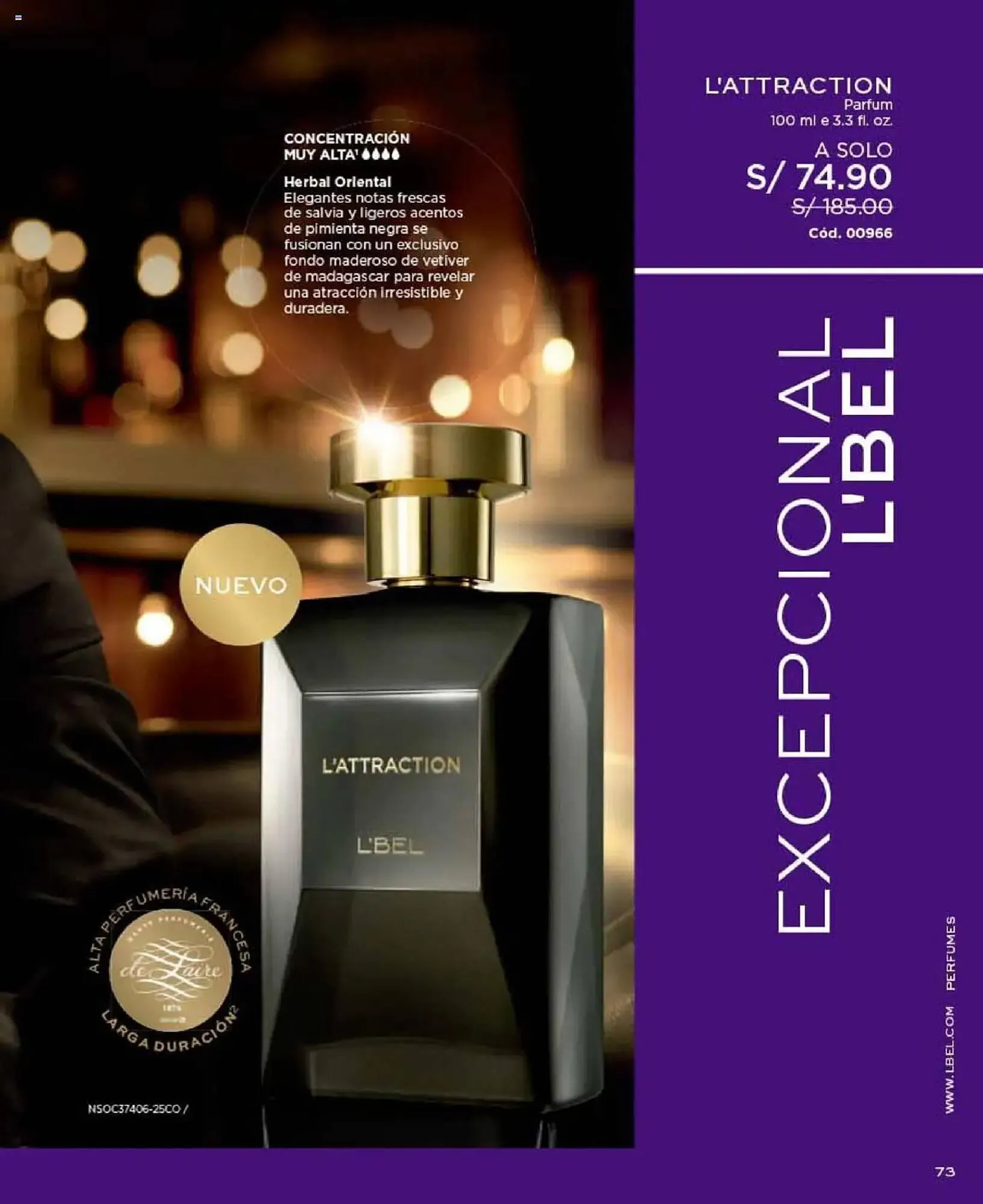 Catálogo de Catálogo L'Bel 24 de junio al 17 de julio 2025 - Página 73