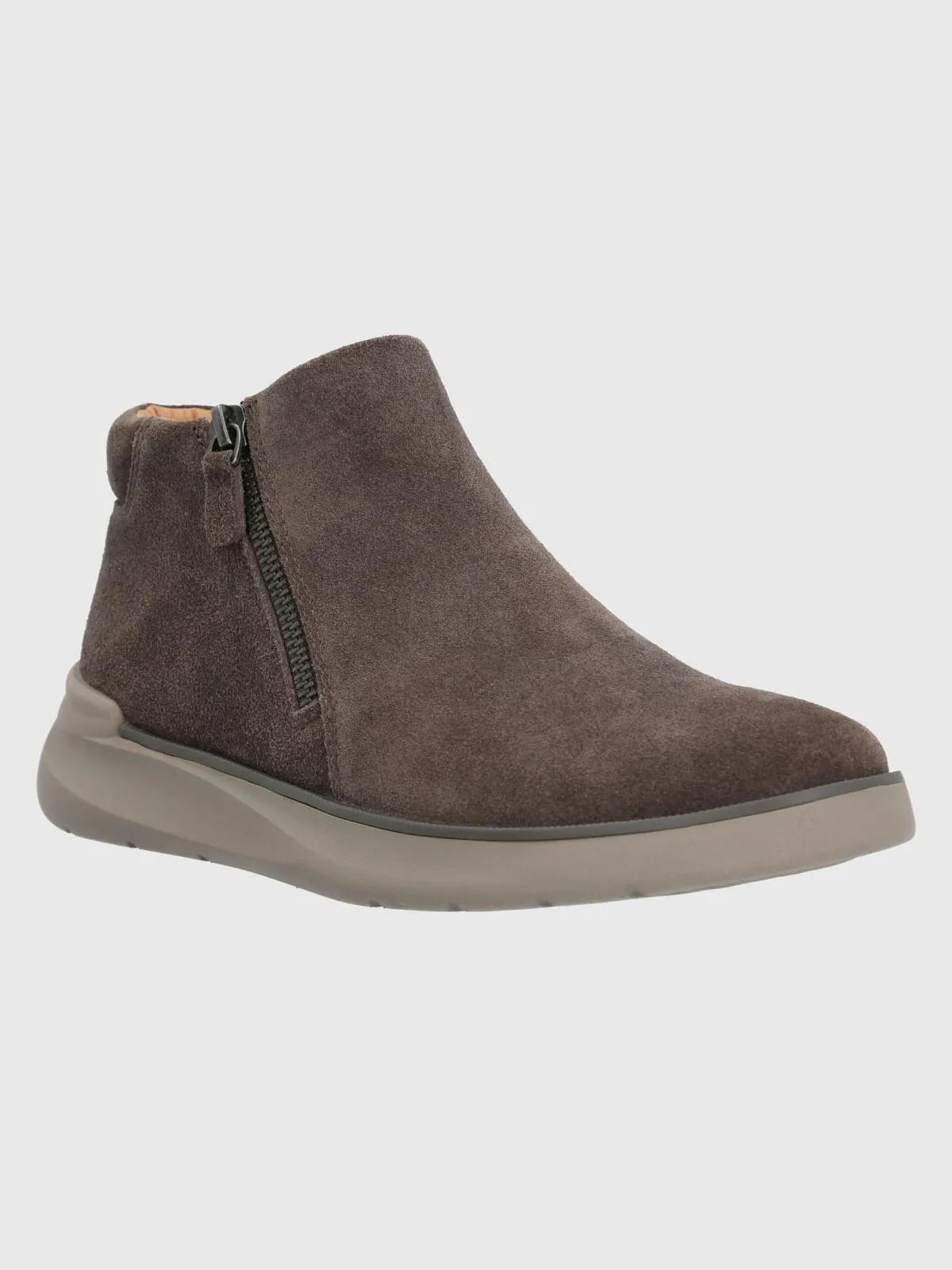 Botin Cuero Mujer Juliet Gris Hush Puppies