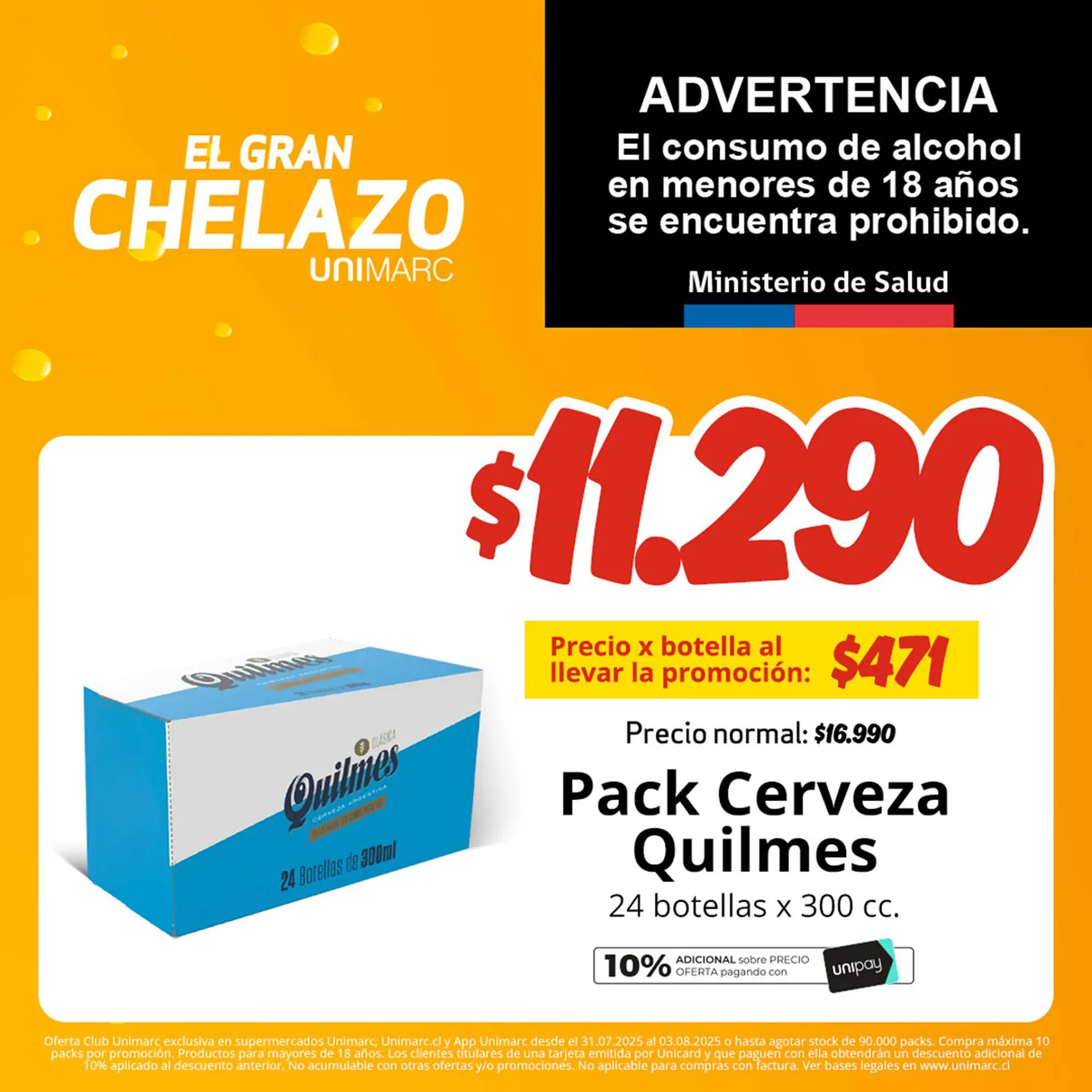 Catálogo de Catálogo Unimarc 1 de agosto al 3 de agosto 2025 - Página 1