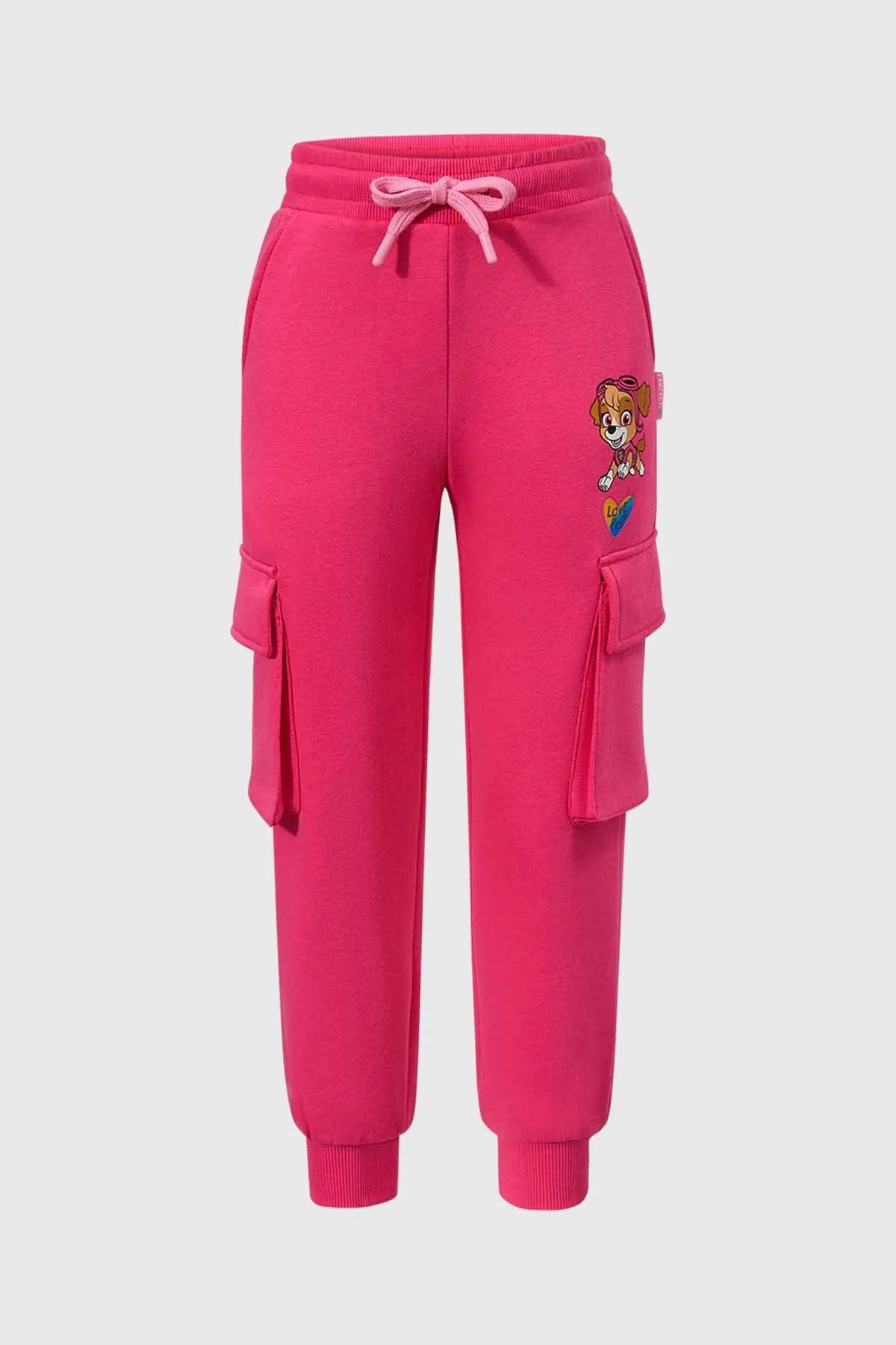 Pantalón Buzo Niña Cargo Skye Fucsia