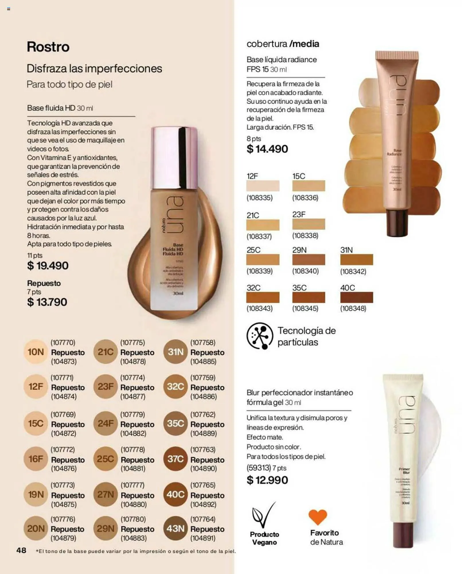 Catálogo de Catálogo Natura 1 de julio al 31 de octubre 2023 - Página 48