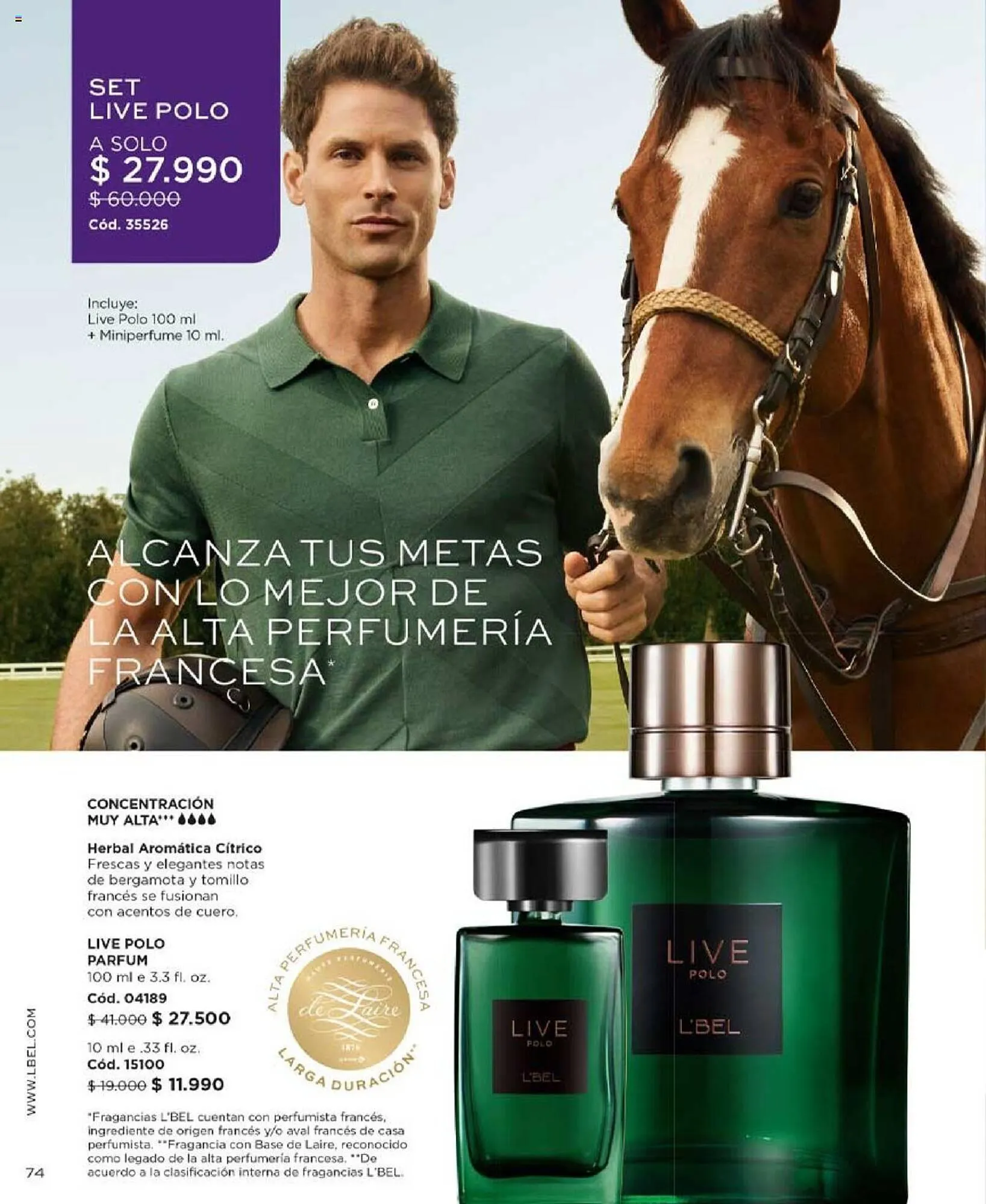 Catálogo de Catálogo L'Bel 16 de agosto al 16 de septiembre 2024 - Página 74