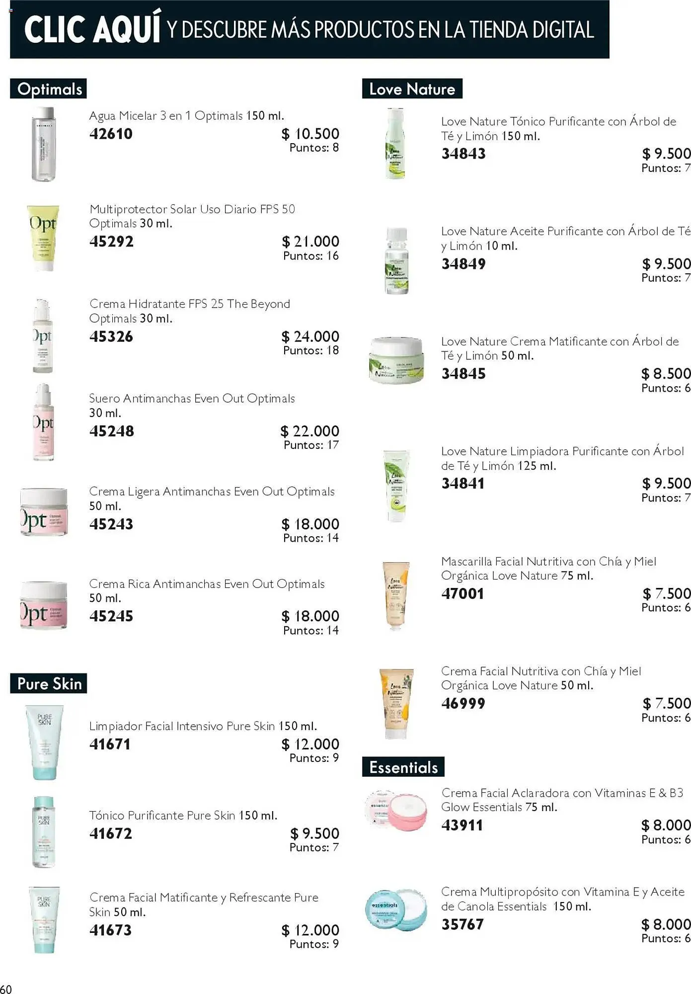 Catálogo de Catálogo Oriflame 7 de marzo al 28 de marzo 2026 - Página 60