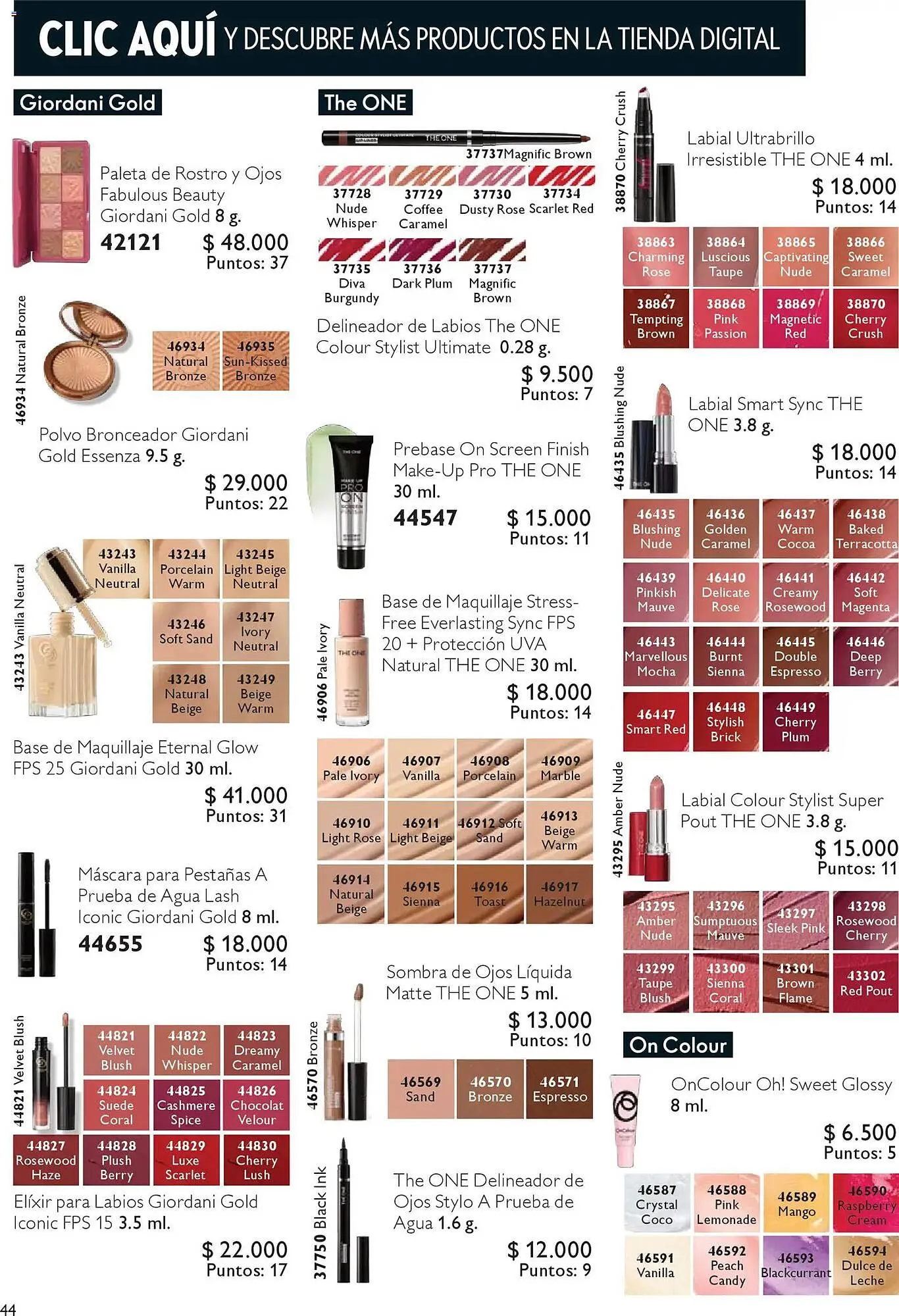 Catálogo de Catálogo Oriflame 25 de octubre al 15 de noviembre 2025 - Página 44