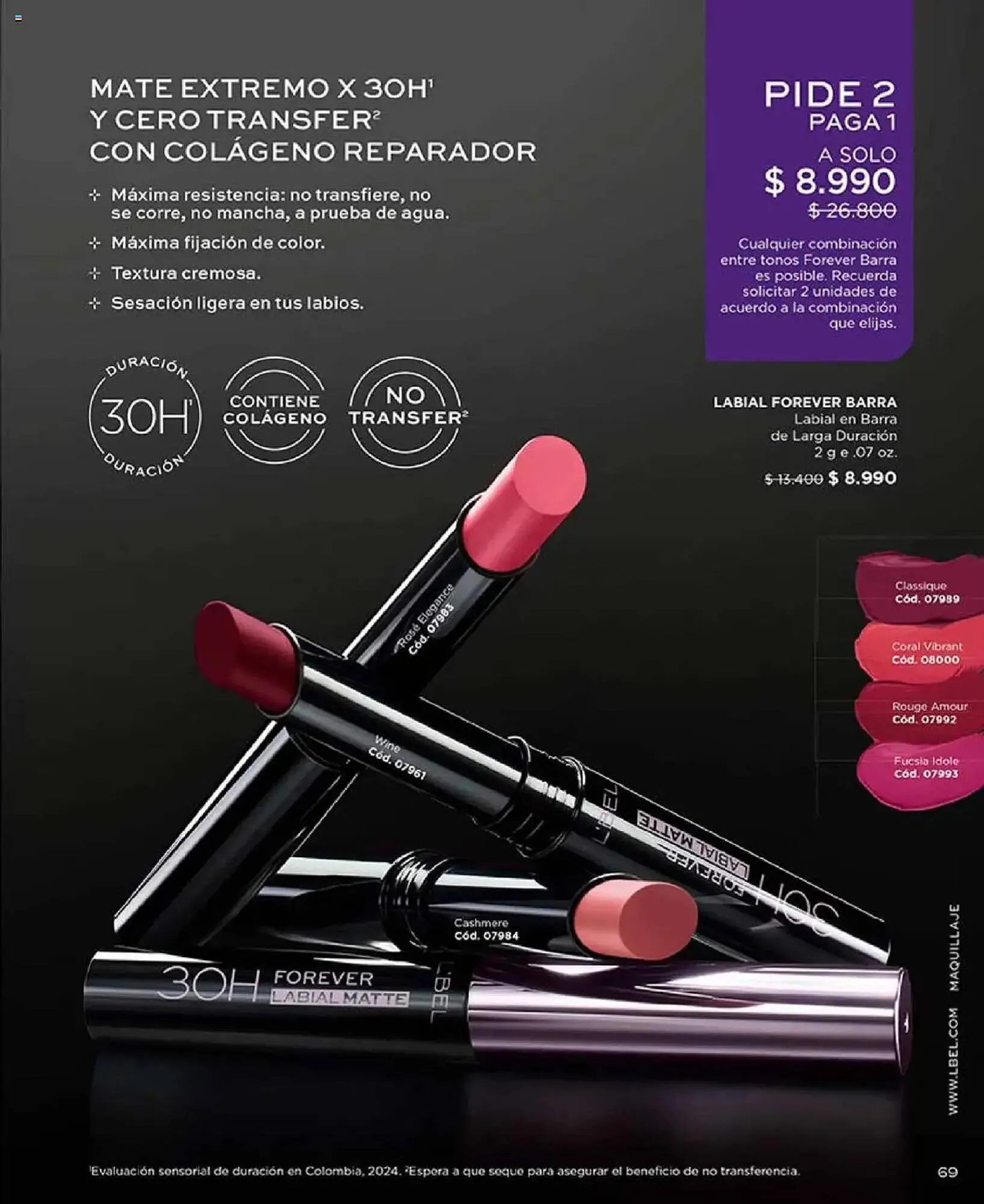 Catálogo de Catálogo L'Bel 29 de julio al 1 de septiembre 2025 - Página 69