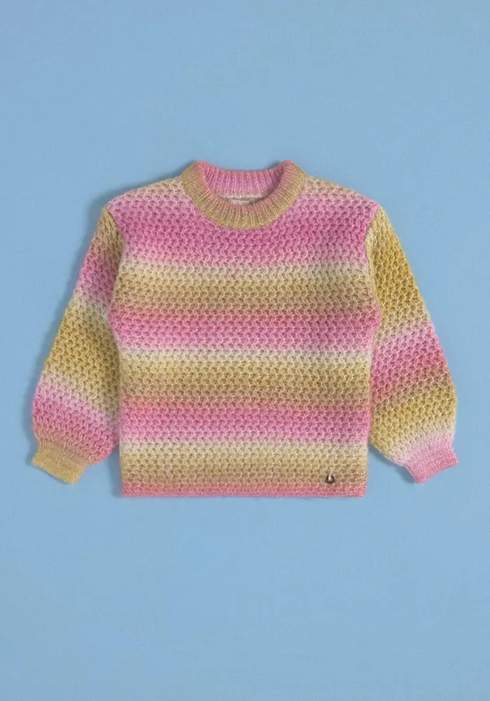 Chaleco Cerrado Boxy Efecto Degradé