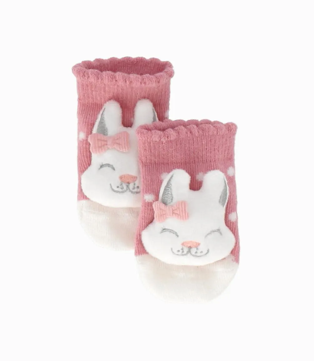 Calcetín Recién Nacida Con Puntos