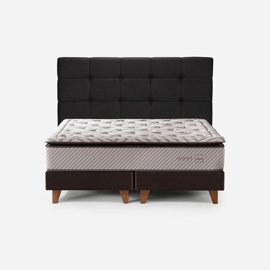 Cama Nest 2 Plazas + Respaldo Issey