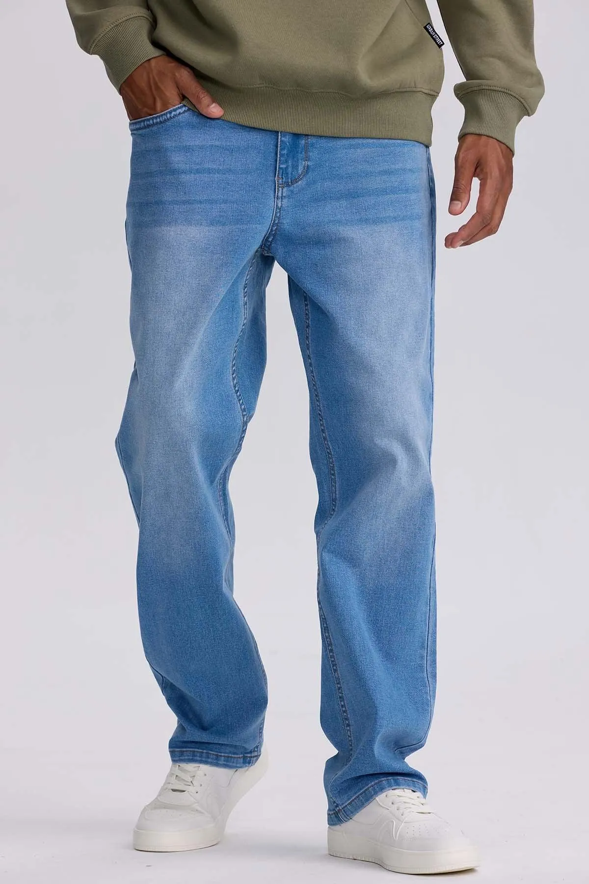 Jeans Hombre Straight 605 Azul Claro