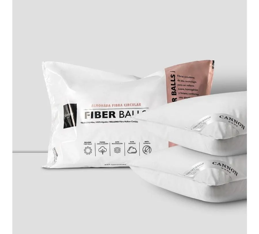 Almohada Microfibra Fiber Balls