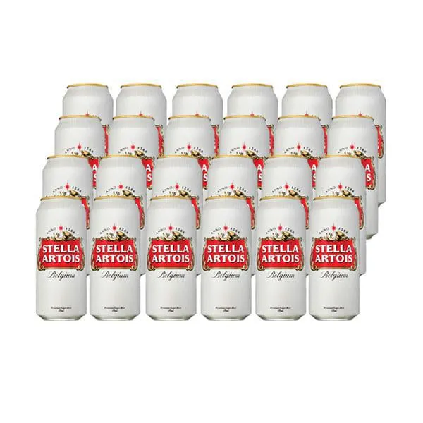 Cerveza Stella Artois lata 473 CC x24 | Liquidos.cl