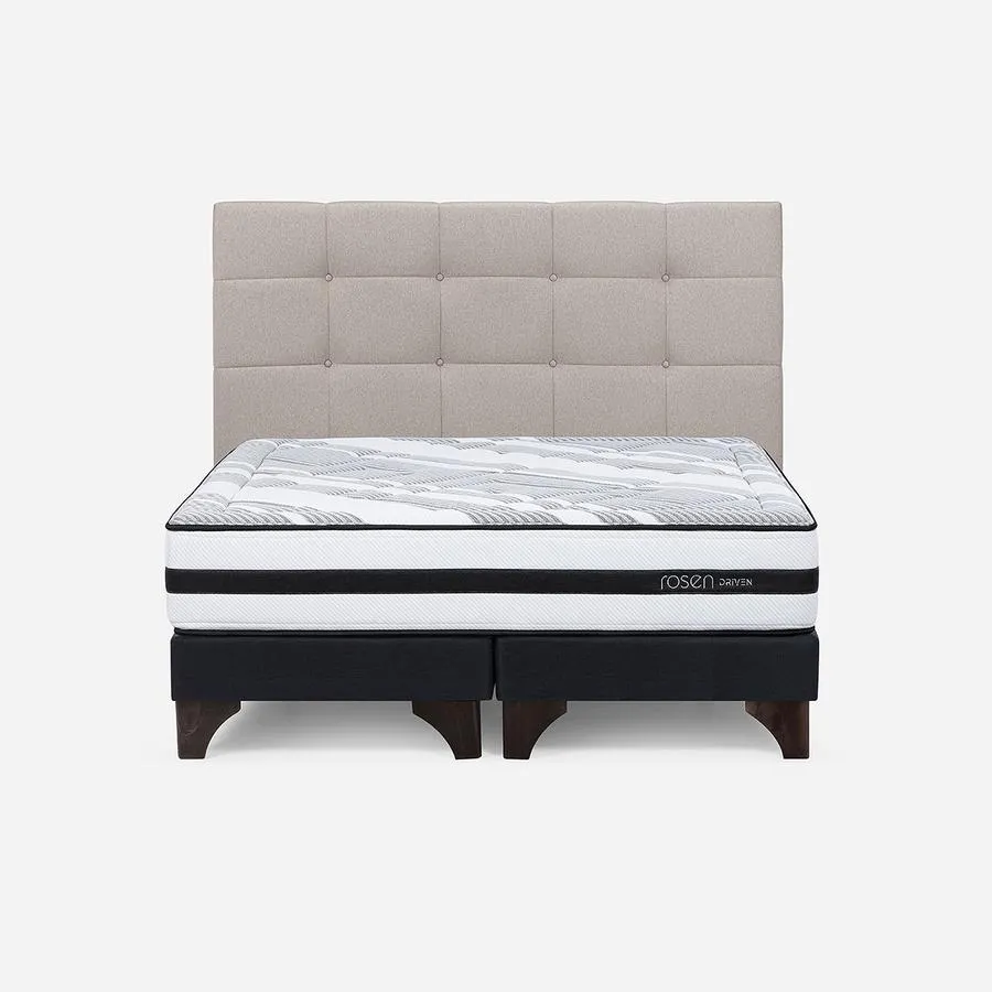 Cama Driven de 2 Plazas + Respaldo Issey