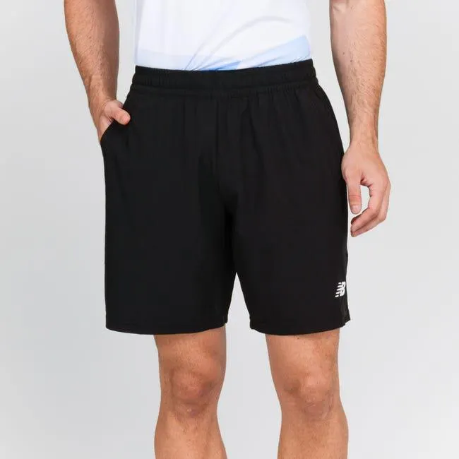 Short Tenis Hombre New Balance 7" Negro