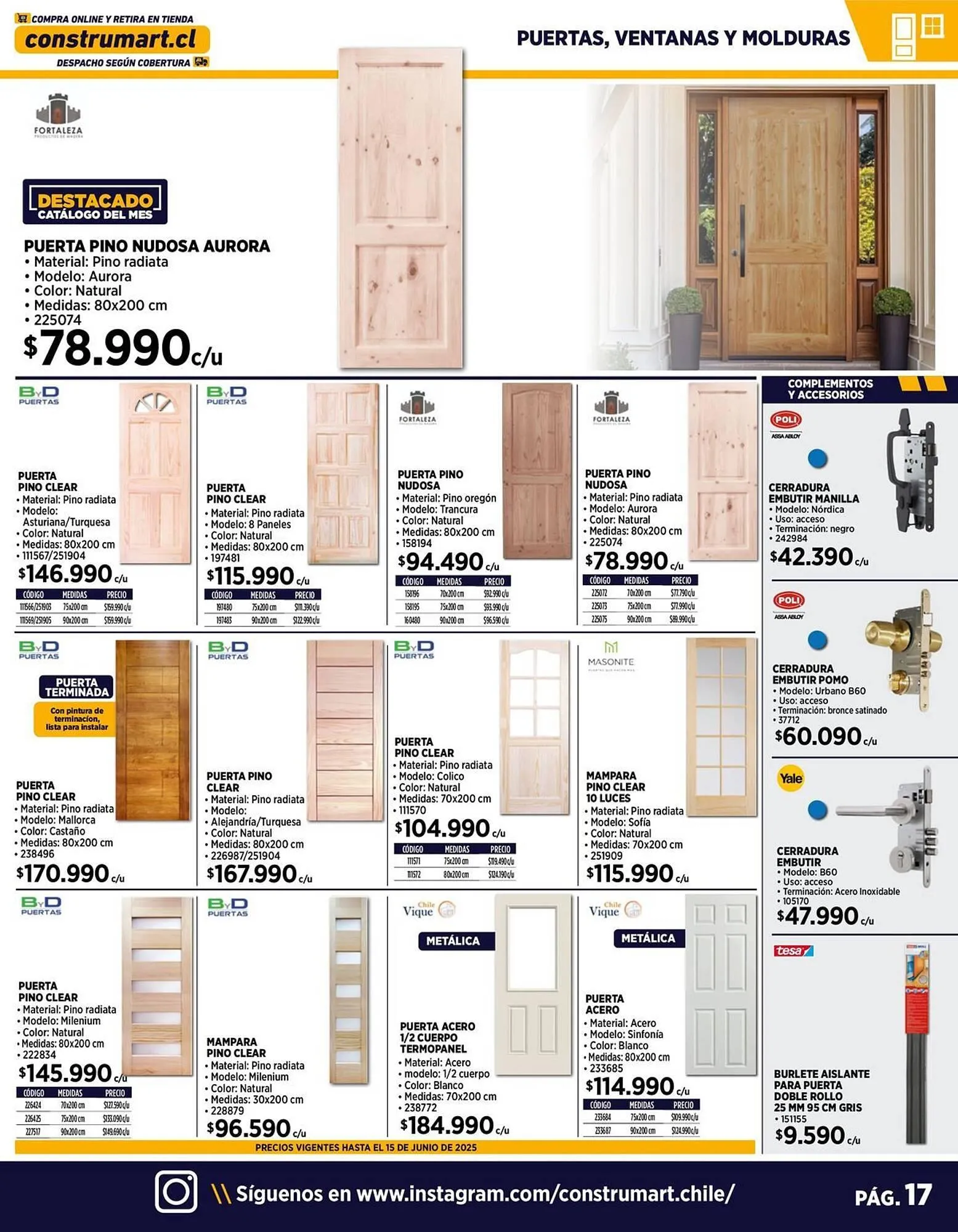 Catálogo de Catálogo Construmart 1 de julio al 31 de julio 2025 - Página 17