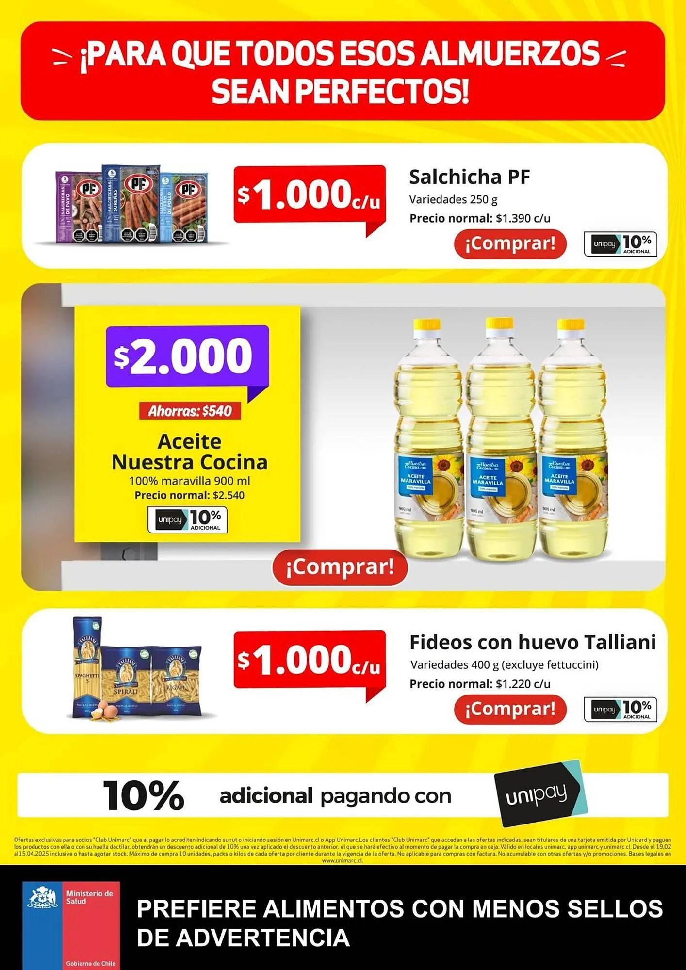 Catálogo de Catálogo Unimarc 6 de marzo al 15 de abril 2025 - Página 10