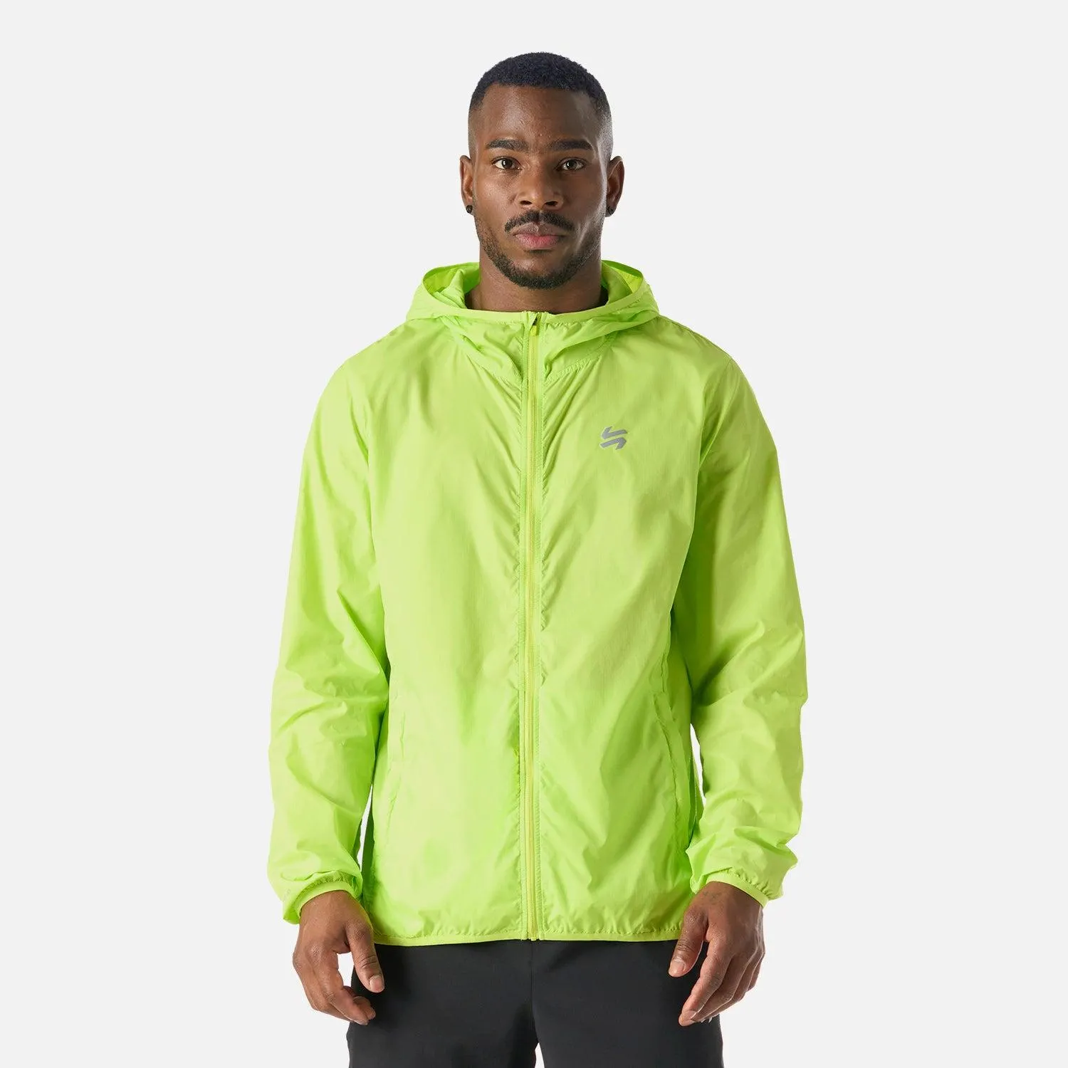 Chaqueta Hombre Built To Move Windbreaker Jacket Verde Lima Vulcano