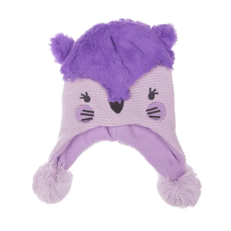 Gorro Niña Morado Pillin