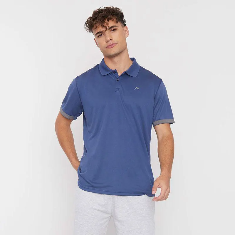 Polera Hombre Deportiva Golf Lisa Navy