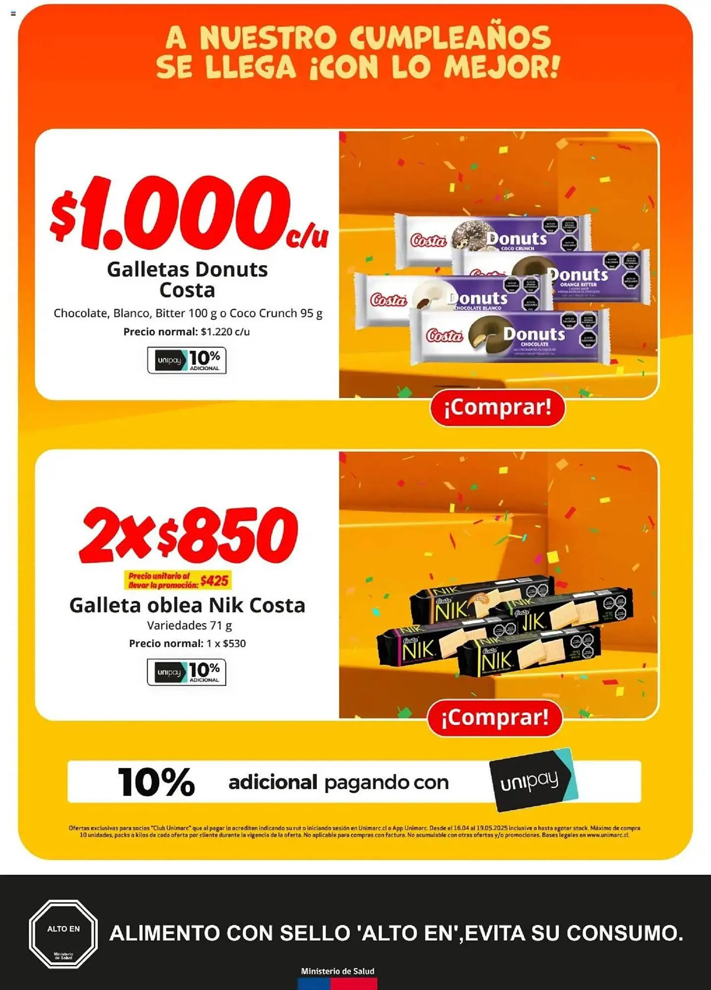 Catálogo de Catálogo Unimarc 16 de abril al 19 de mayo 2025 - Página 7