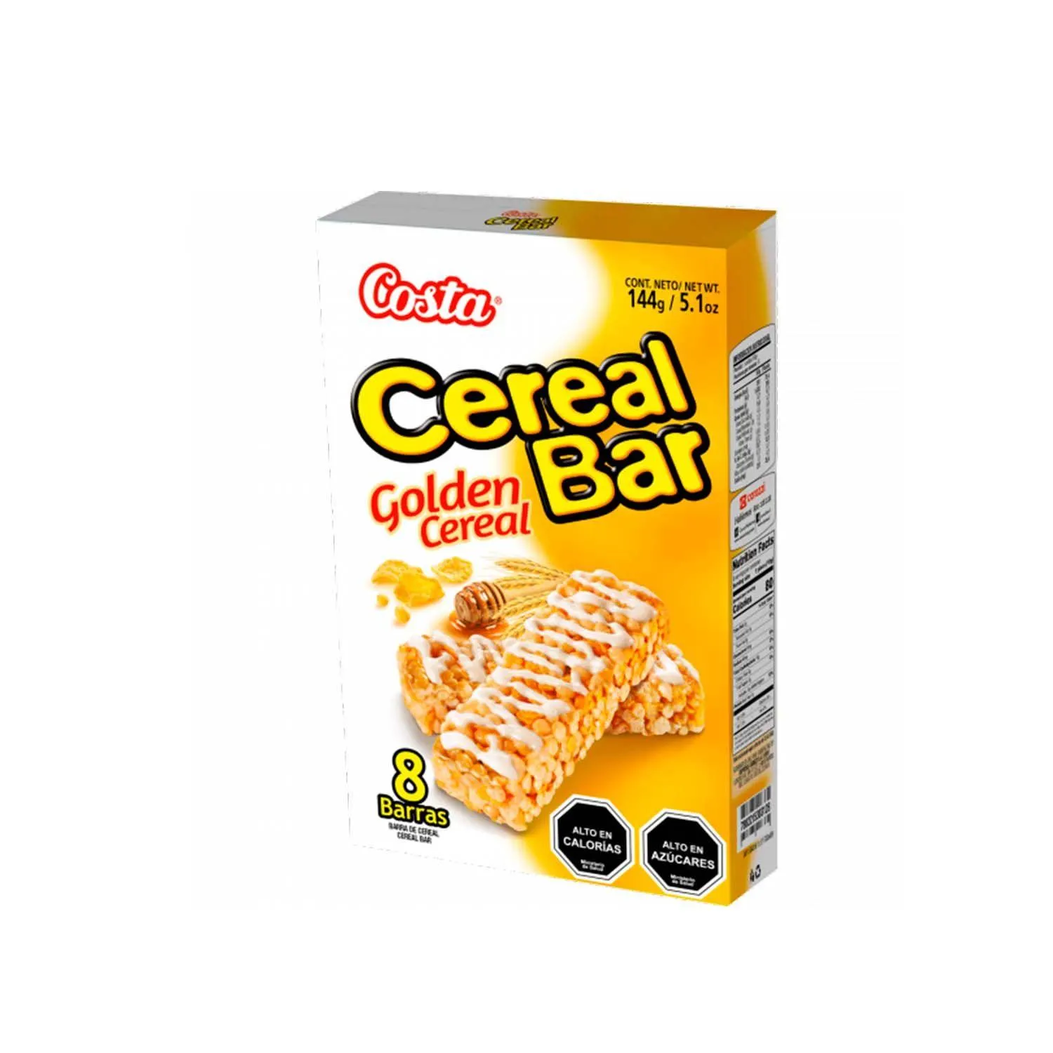 Barra de Cereal Cereal bar Golden, Pack 8 Unid. x 18gr