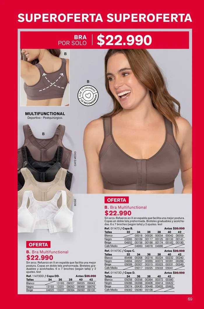 Catálogo de Ofertas Leonisa 23 de agosto al 6 de septiembre 2024 - Página 69