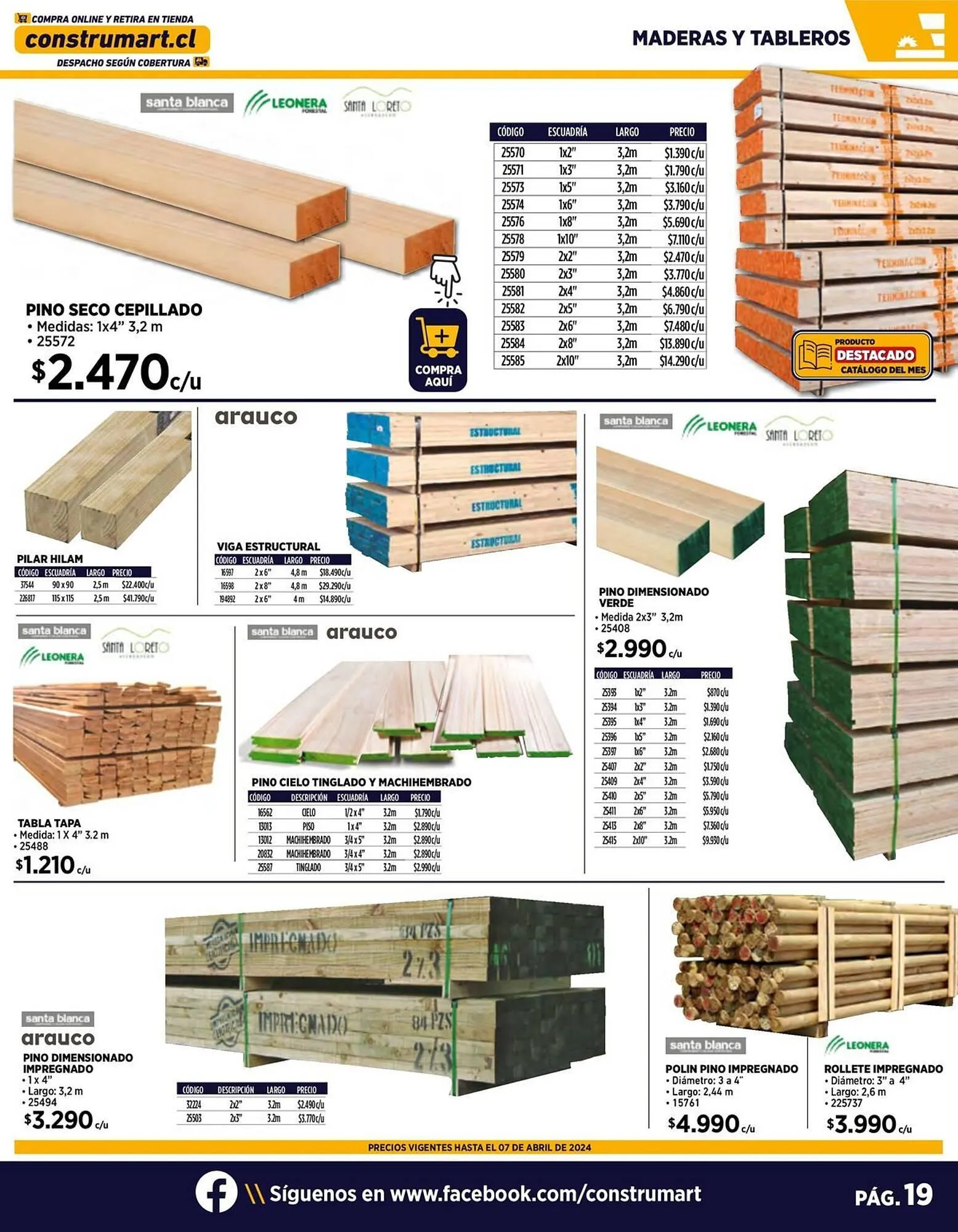 Catálogo de Catálogo Construmart 3 de abril al 28 de abril 2024 - Página 19