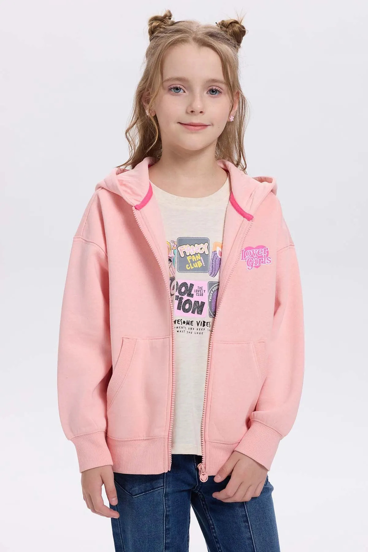 Polerón Niña Mini Rosado