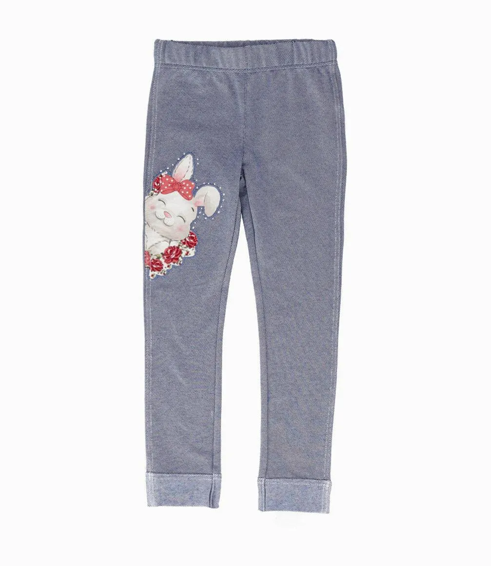 Calza Niña De Denim