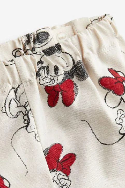 Conjunto estampado de 2 piezas en algodón