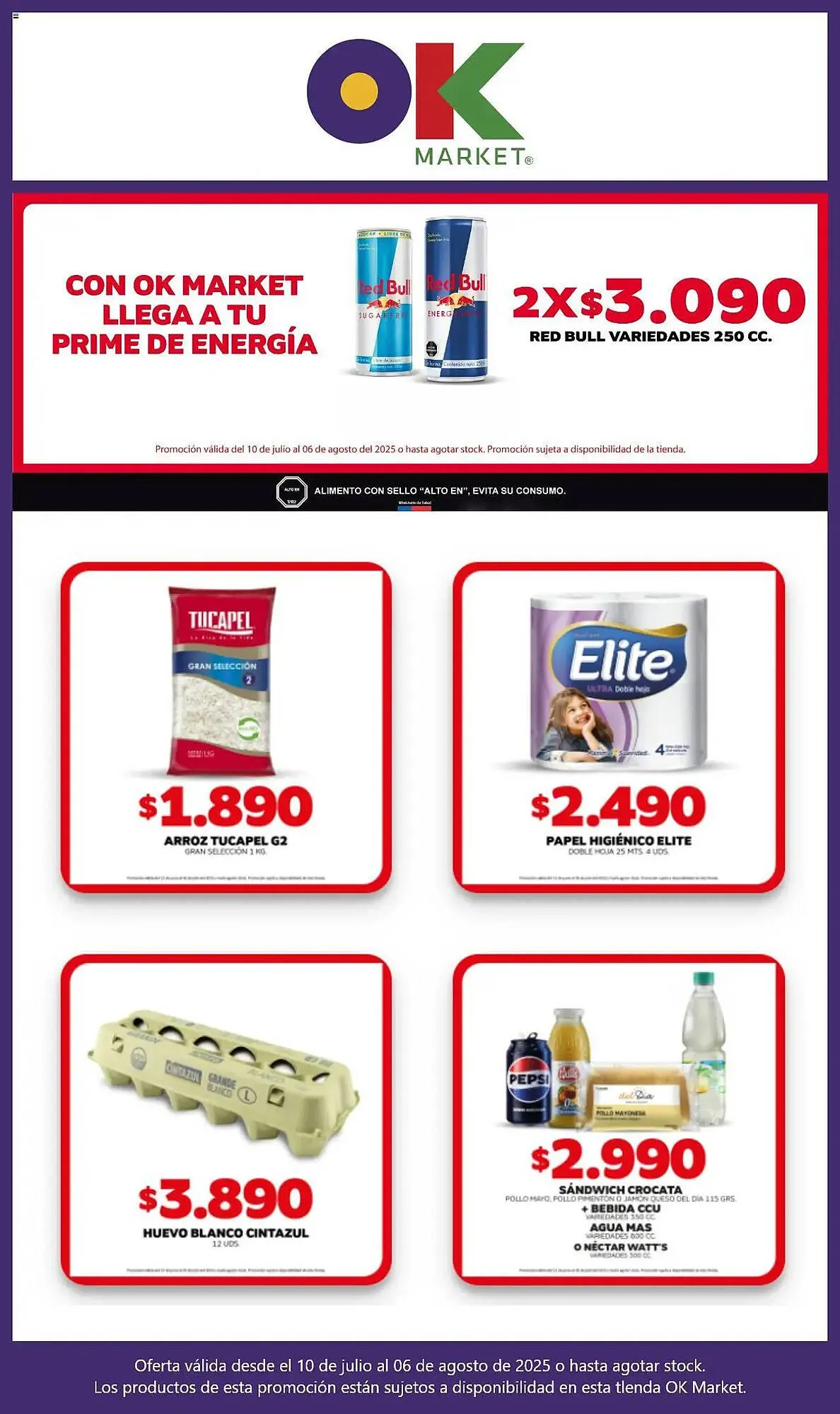 Catálogo de Catálogo OK Market 10 de julio al 6 de agosto 2025 - Página 2