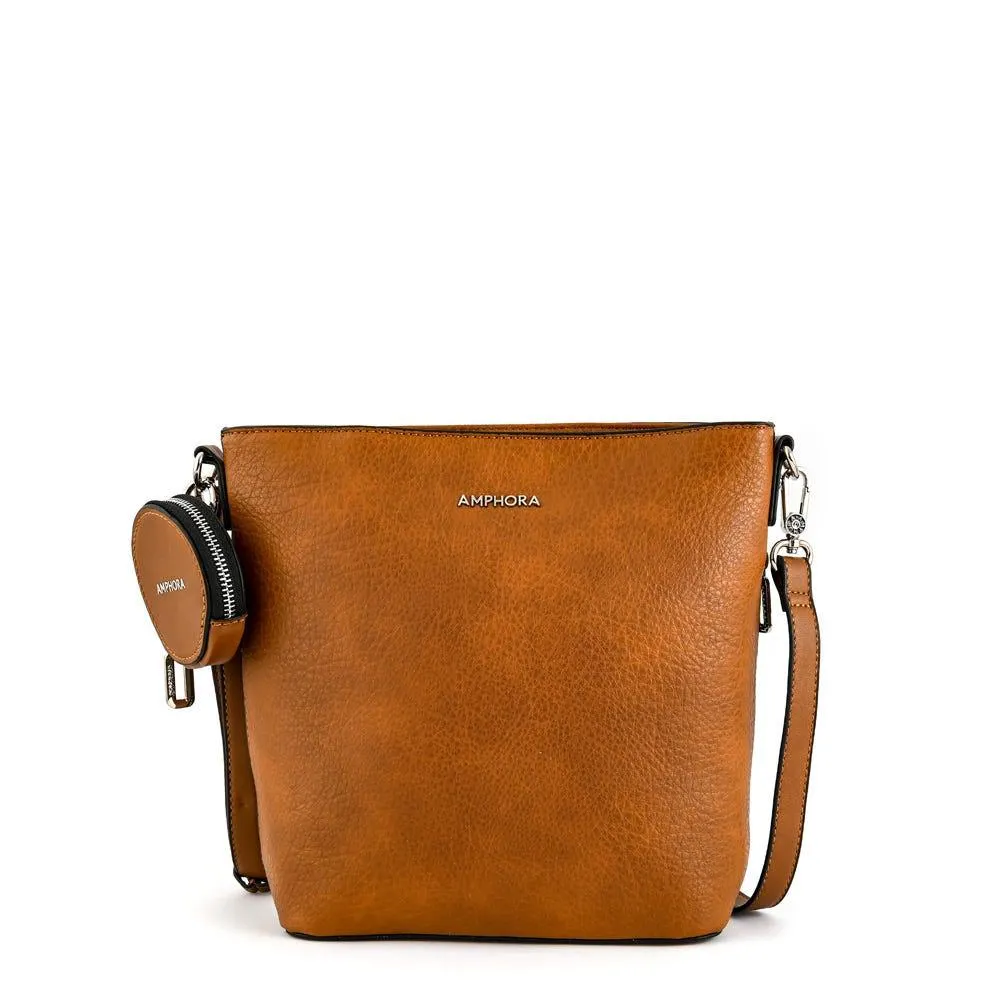 Garnier cartera bandolera mediana café