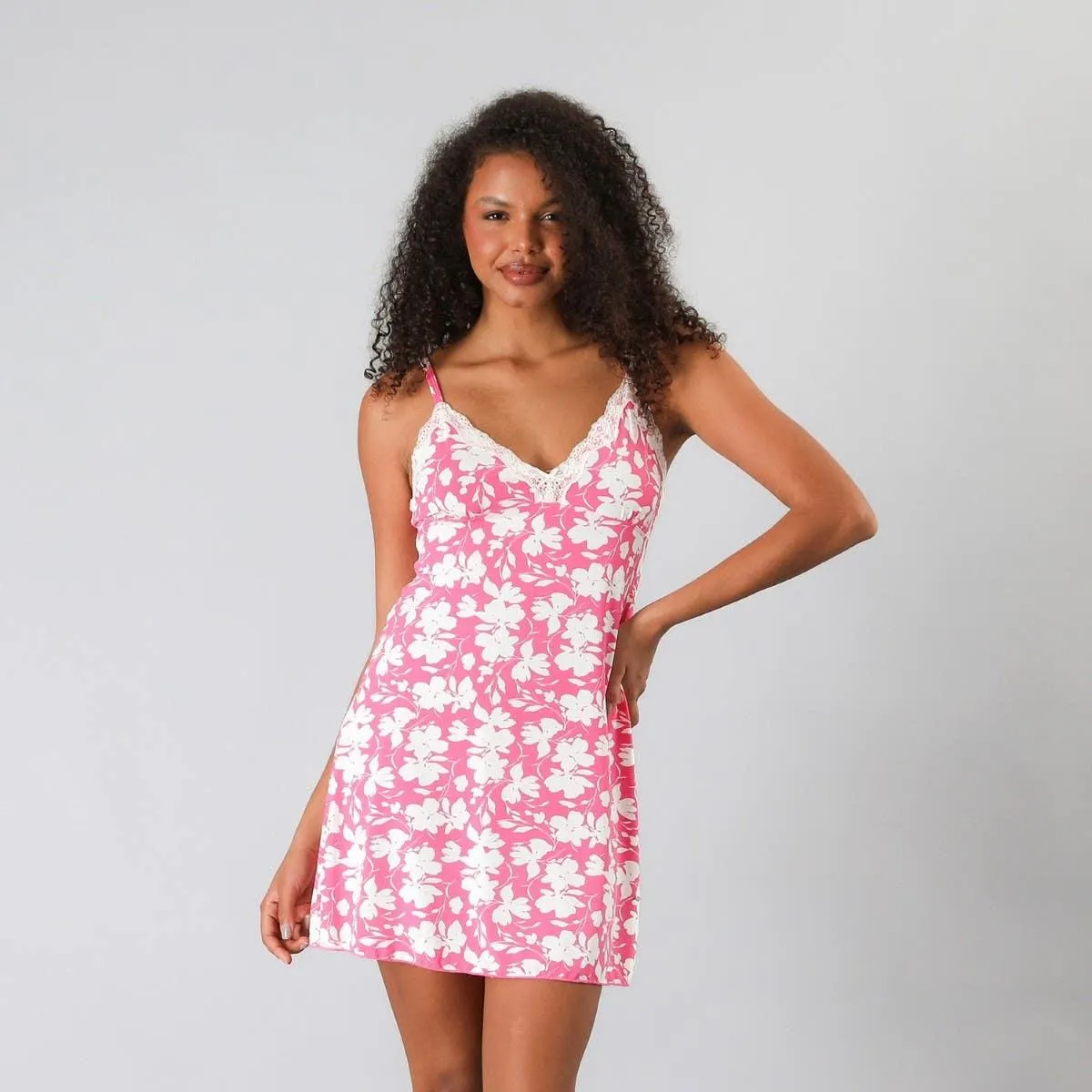 Camisola Microfibra Encaje