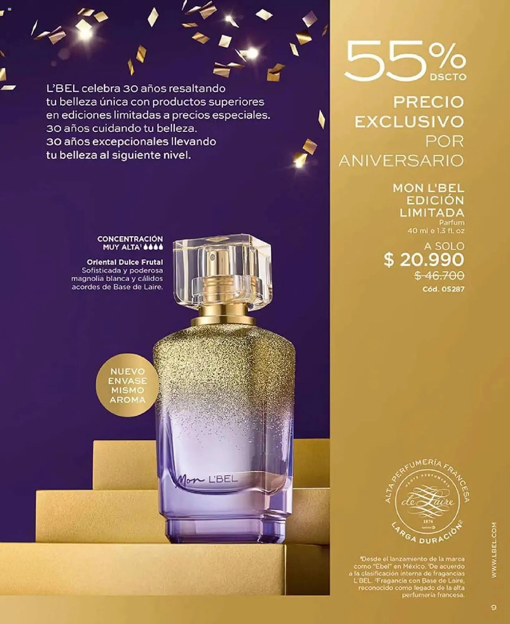 Catálogo de Catálogo L'Bel 29 de julio al 1 de septiembre 2025 - Página 9