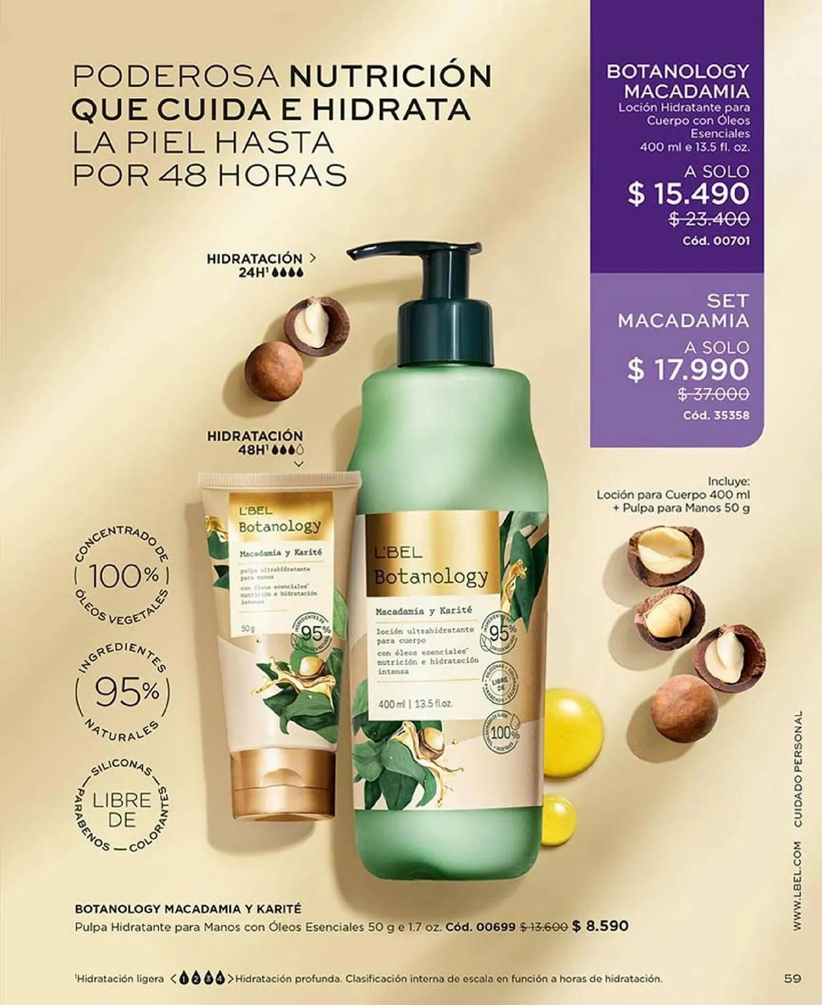 Catálogo de Catálogo L'Bel 10 de julio al 31 de diciembre 2025 - Página 59