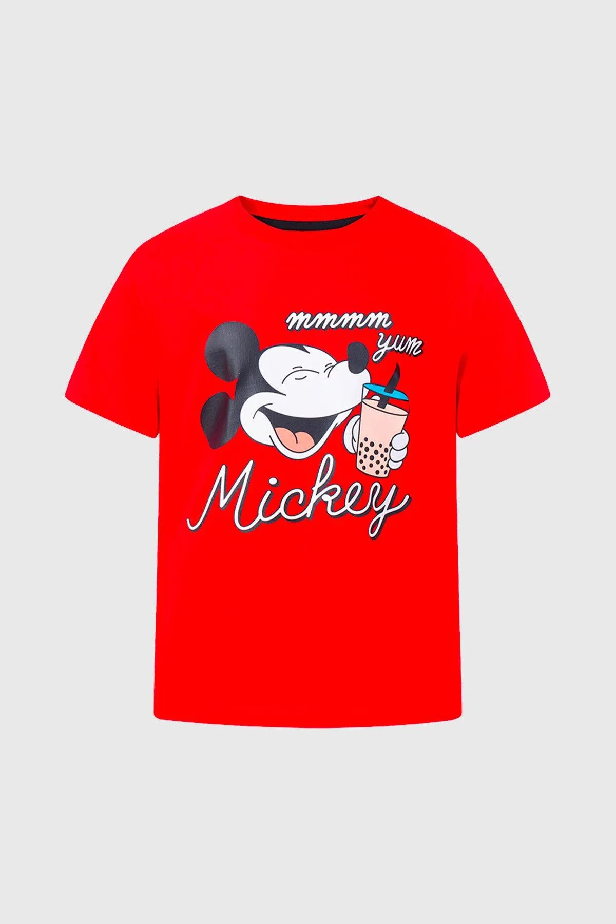 Polera Niño Mickey Y Sus Amigos Rojo