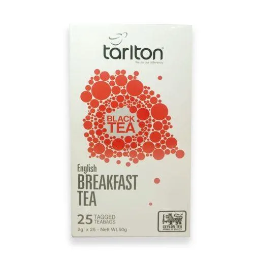Te Tarlton English Breakfast 25 Bol.