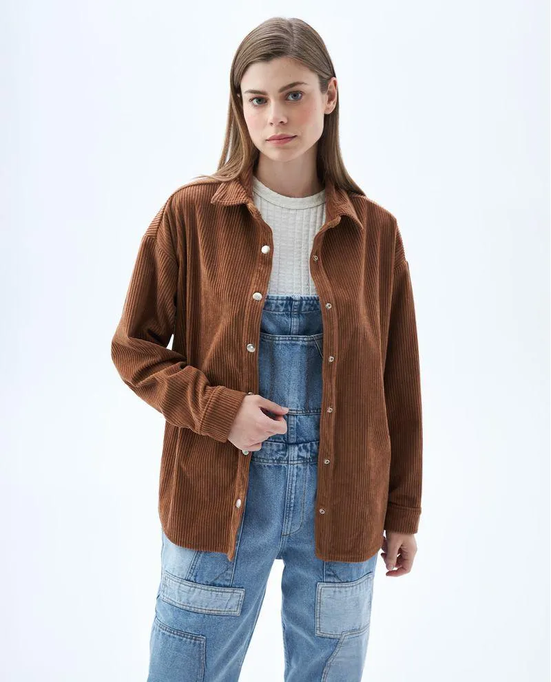 Chaqueta con abertura para mujer